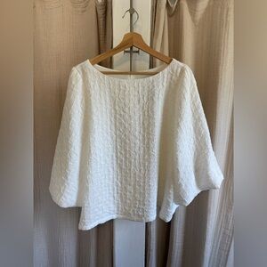 Joseph Ribkoff Textured Puff Sleeve Blouse- 10